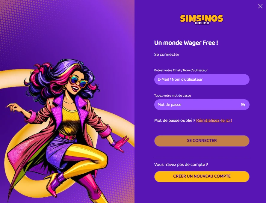 Simsinos Connexion